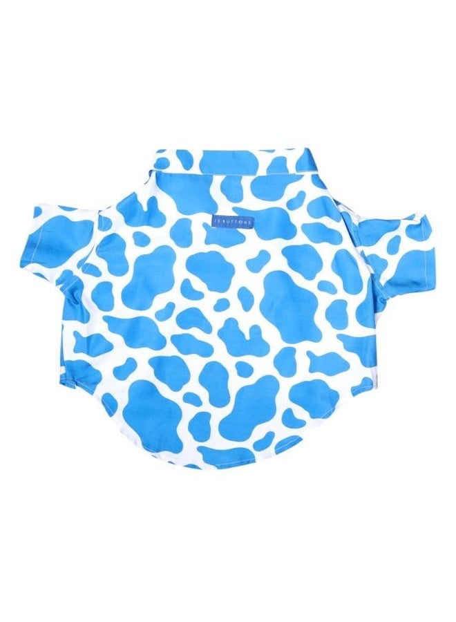 15 Buttons Rayon Blue and White Parent (M) - Image 1